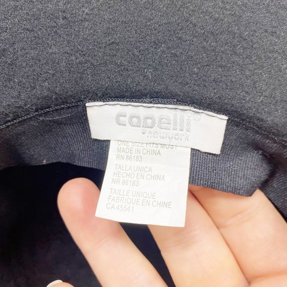 Phases of the Moon Black Felt Hat OS - Picture 9 of 11